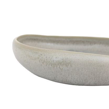 Gallery Direct Pebble Glaze Pasta Bowl Dove Grey (4pk) - image 5