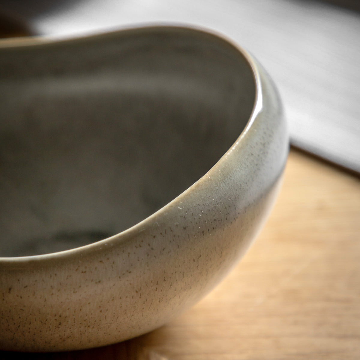 Gallery Direct Pebble Glaze Bowl Dove Grey (4pk) - image 3