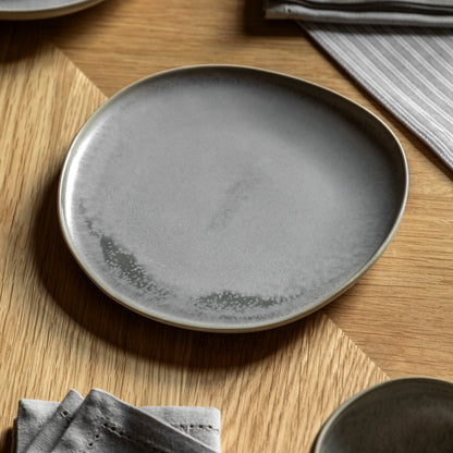 Gallery Direct Pebble Glaze Side Plate Dove Grey (4pk) - image 1
