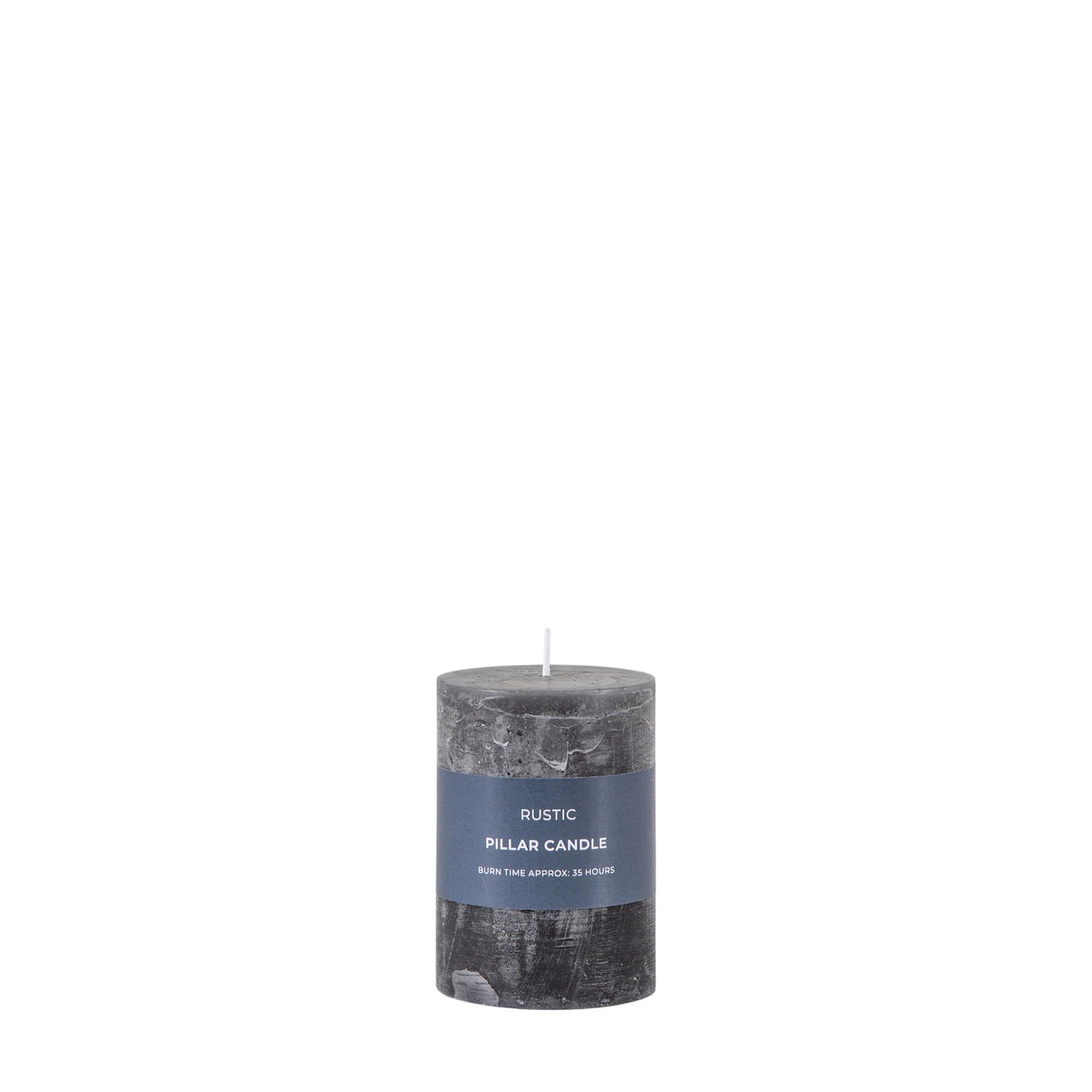 Gallery Direct Pillar Candle Rustic Slate (2pk) - image 2