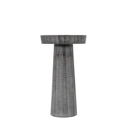 Gallery Direct Enya Candlestick Small Antique Grey - image 2