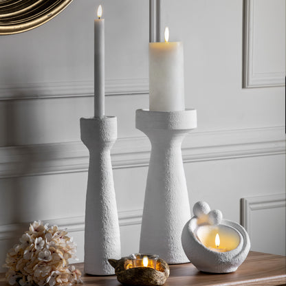Gallery Direct Luna Pillar Holder White - image 1