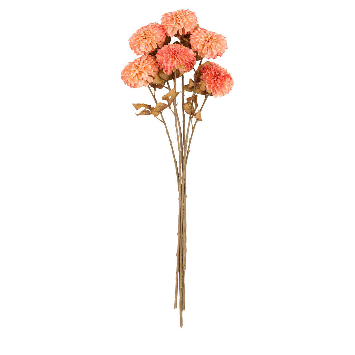 Gallery Direct Faux Stem Dahlia Orange (6pk) - image 2