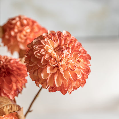 Gallery Direct Faux Stem Dahlia Orange (6pk) - image 4