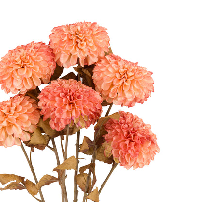 Gallery Direct Faux Stem Dahlia Orange (6pk) - image 6