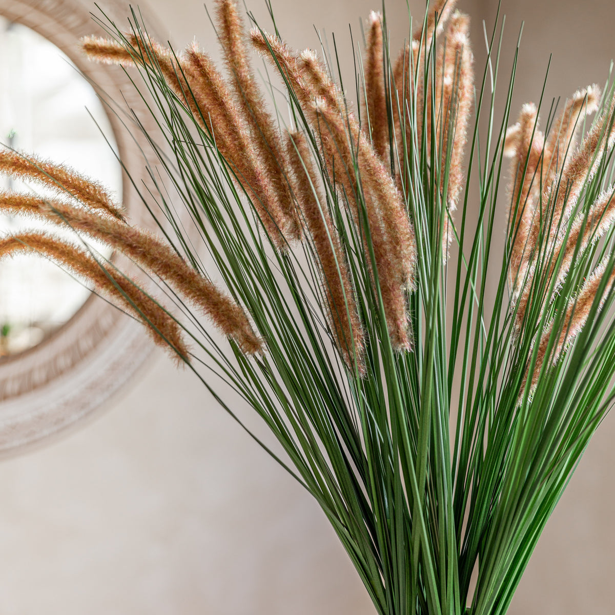 Gallery Direct Faux Grass with Seed Heads Natural (12pk) - image 3