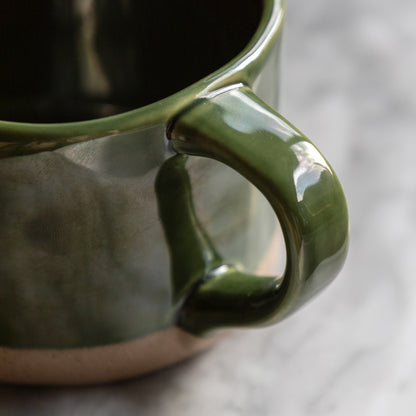Gallery Direct Rustic Mug Green (4pk) - image 3