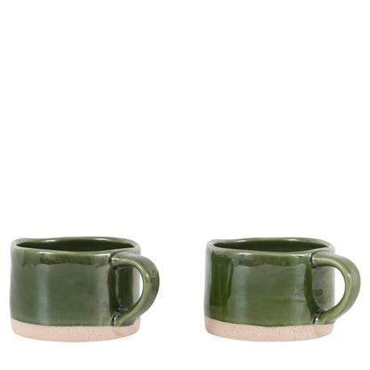 Gallery Direct Rustic Mug Green (4pk) - image 6