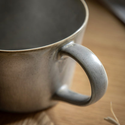 Gallery Direct Pebble Glaze Mug Dove Grey (4pk) - image 3