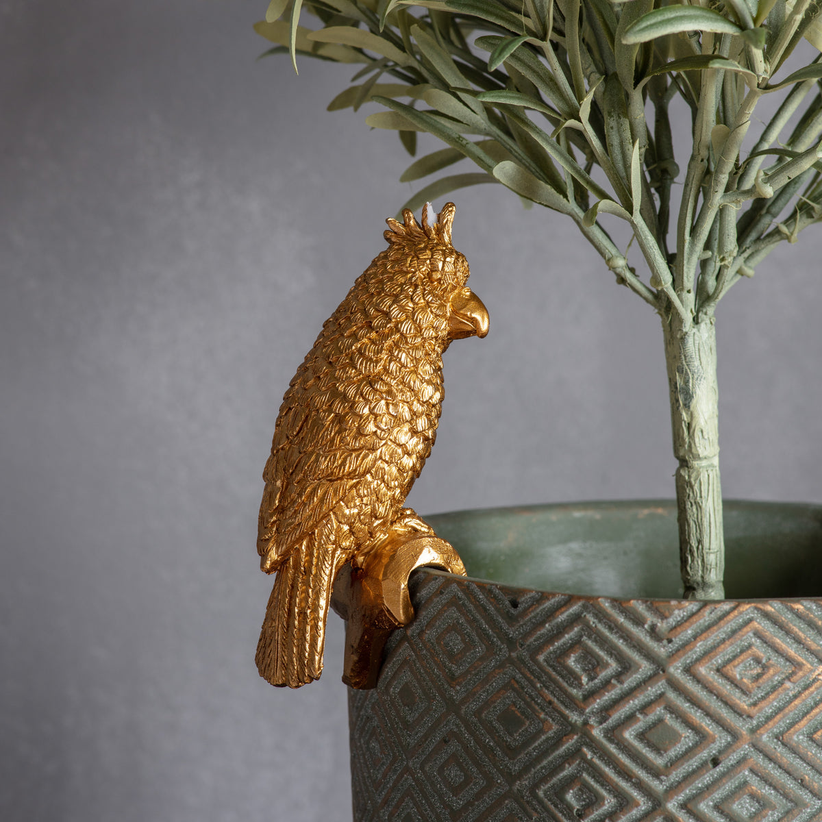 Gallery Direct Levi Parrot Pot Hanger Gold (2pk) - image 1