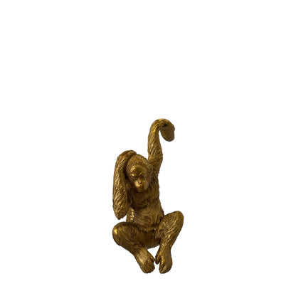 Gallery Direct Luis Orangutan Pot Hanger Gold (2pk) - image 2