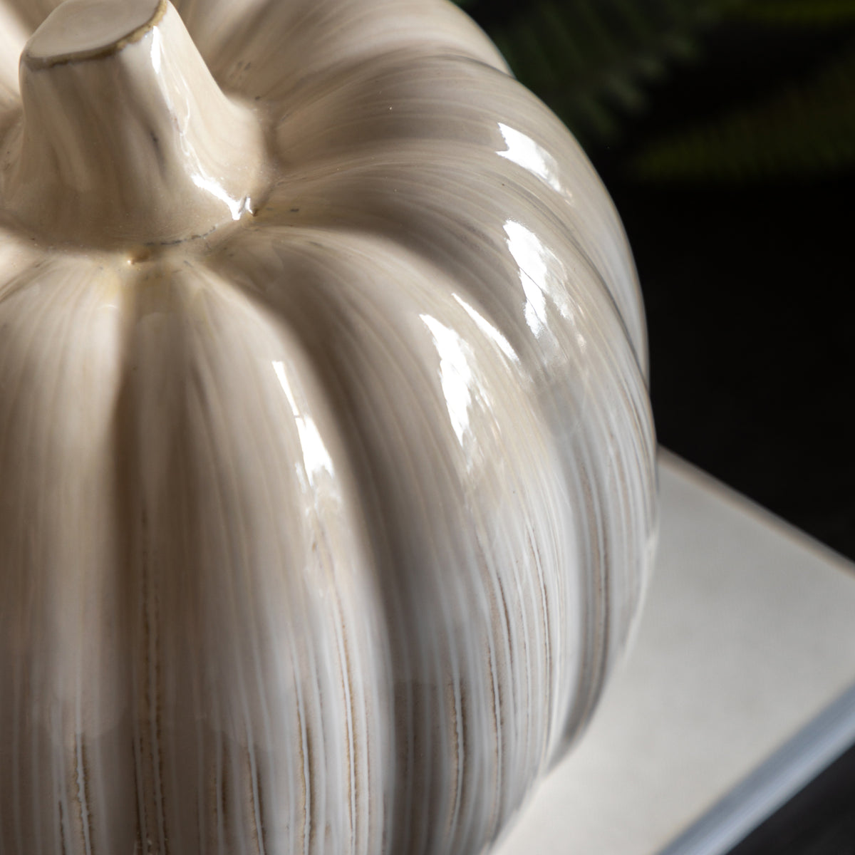 Gallery Direct Ceramic Pumpkin Natural - image 3