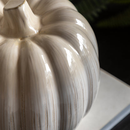 Gallery Direct Ceramic Pumpkin Natural - image 3