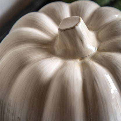 Gallery Direct Ceramic Pumpkin Natural - image 4