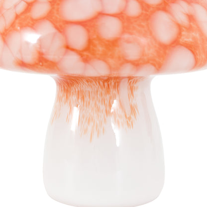 Gallery Direct Confetti Glass Mushrooms Set of 2 Burnt Orange - image 7