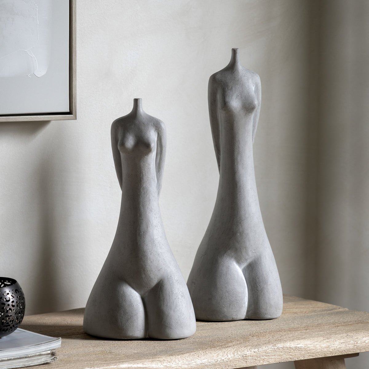 Gallery Direct Carla Sculpture Small Grey - image 1