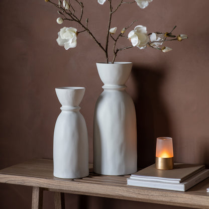Gallery Direct Takada Bottle Vase White - Small - image 3