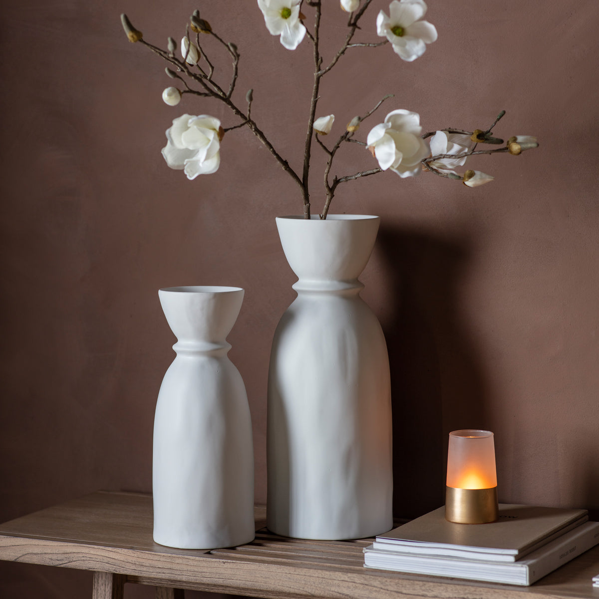 Gallery Direct Takada Bottle Vase White - Large - image 3
