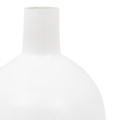 Gallery Direct Santo Glass Bottle Vase White - Large - image 4