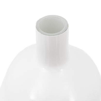 Gallery Direct Santo Glass Bottle Vase White - Large - image 5