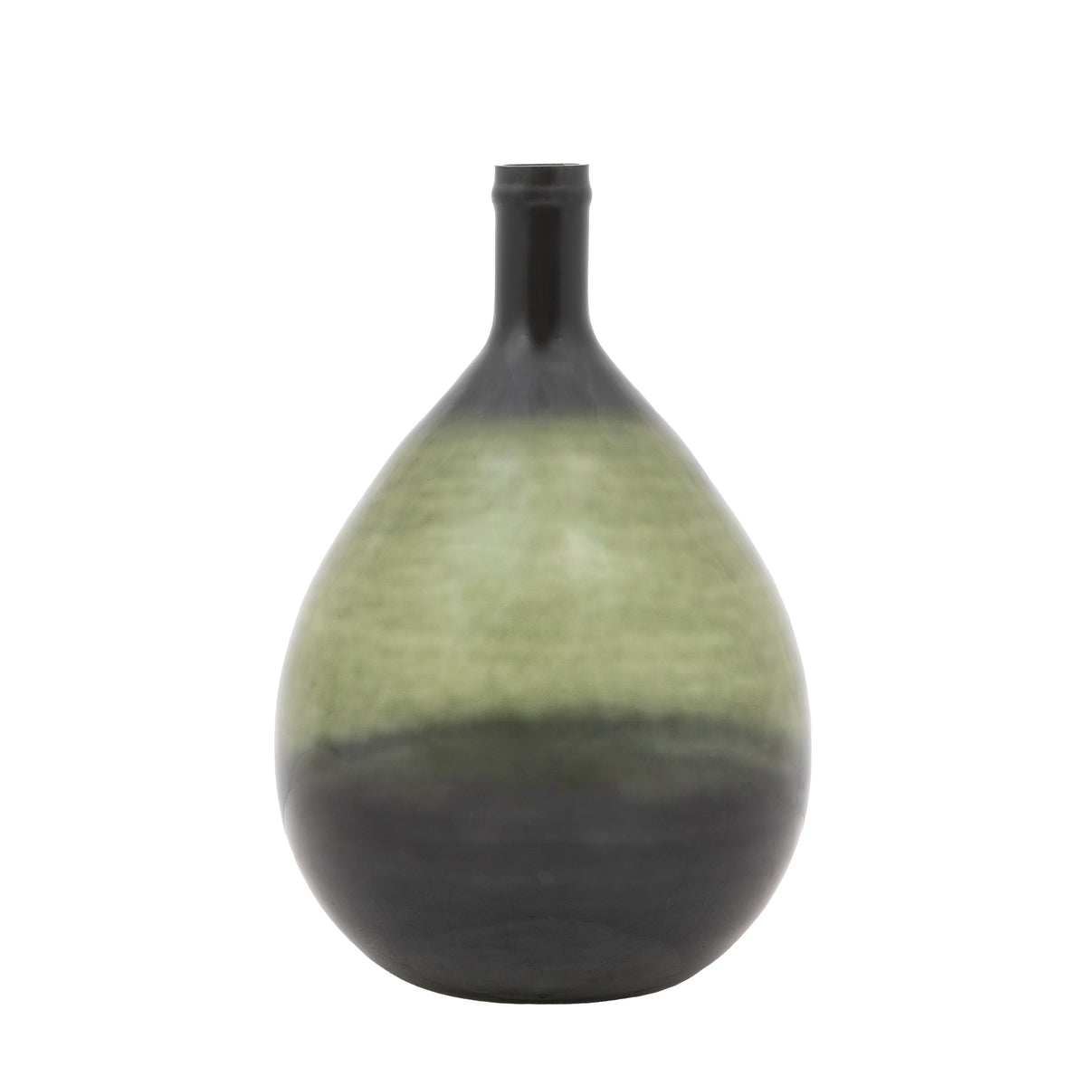 Gallery Direct Rueda Giant Glass Bottle Vase Olive - image 2
