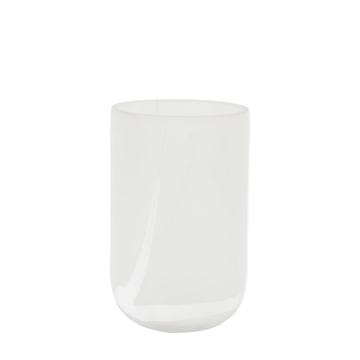 Gallery Direct Murcia Handblown Glass Swirl Vase White - Large - image 2