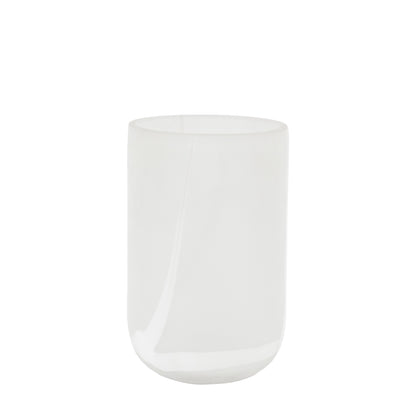 Gallery Direct Murcia Handblown Glass Swirl Vase White - Large - image 2