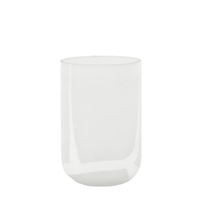Gallery Direct Murcia Handblown Glass Swirl Vase White - Small - image 1