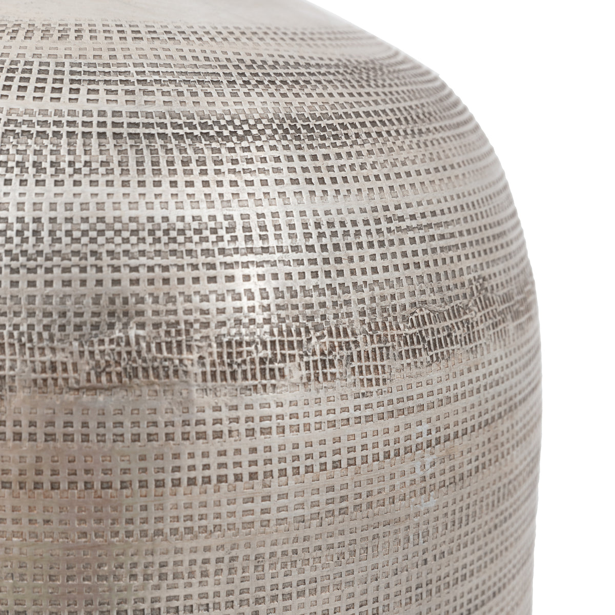 Gallery Direct Zahara Hammered Metal Vase Antique Silver - image 5