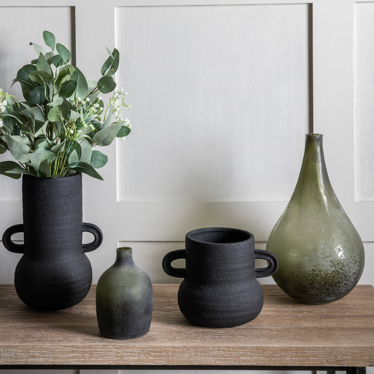 Gallery Direct Gorki Vase Small Black - image 1