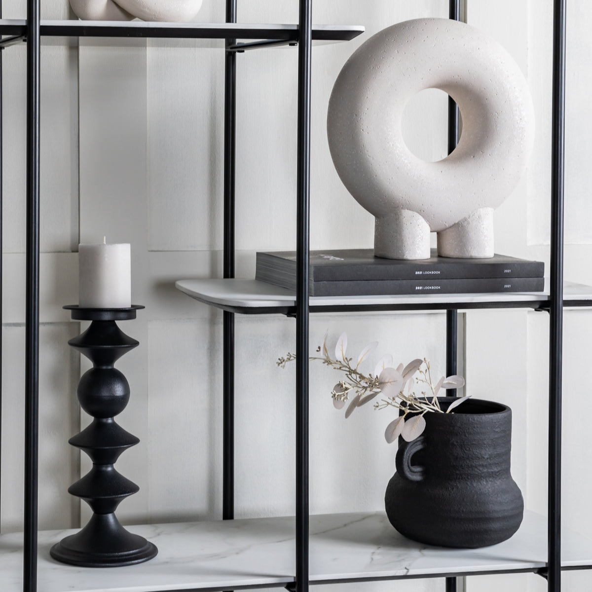 Gallery Direct Gorki Vase Small Black - image 3