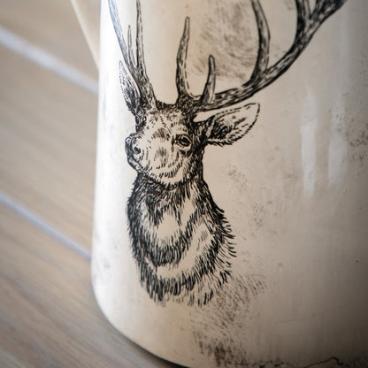 Gallery Direct Stag Pitcher Vase Large Distressed - image 3