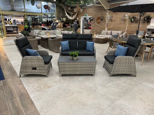 Royal Garden Verando Lounge Set in Dark Grey