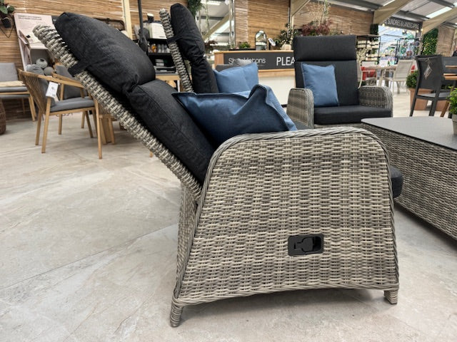 Royal Garden Verando Lounge Set in Dark Grey