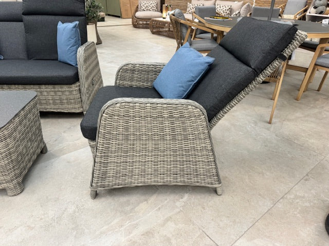 Royal Garden Verando Lounge Set in Dark Grey