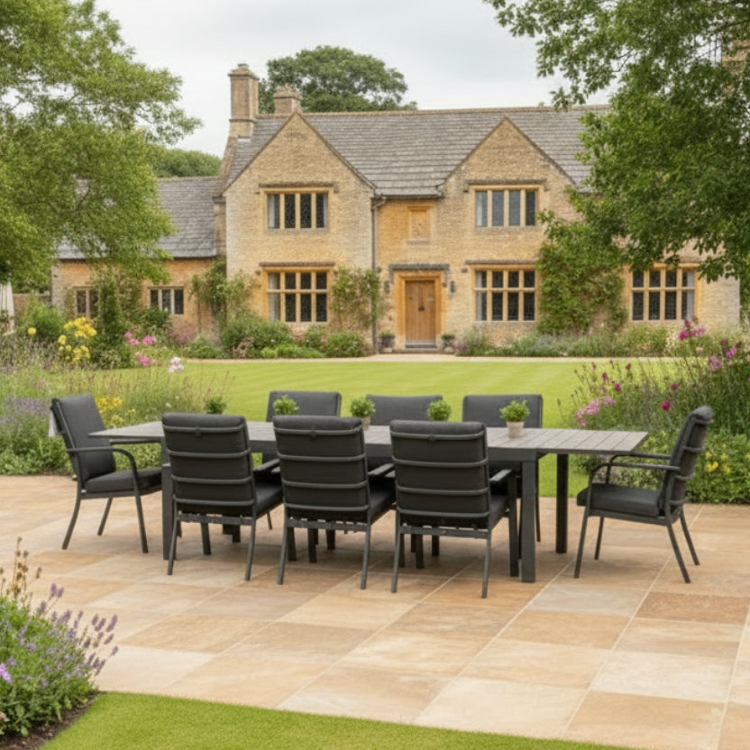 Royal Garden Cordoba 8 Seat Extending Dining Set