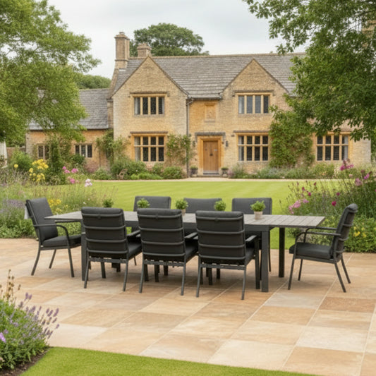 Royal Garden Cordoba 8 Seat Extending Dining Set