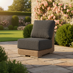 4 Seasons Outdoor Kingston Modular Centre Unit in Pure Weave