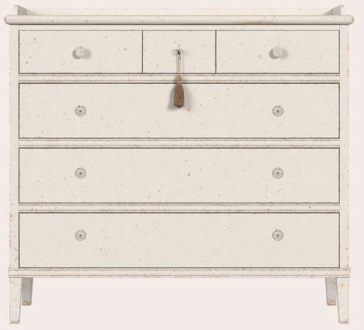 Laura Ashley Annaside is a chest of 6 drawers with painted frame, multiple spacious drawers and understated classic styling