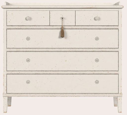 Laura Ashley Annaside is a chest of 6 drawers with painted frame, multiple spacious drawers and understated classic styling