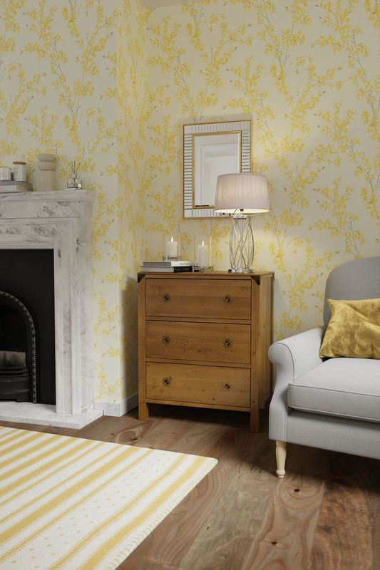 Laura Ashley Balmoral 3 Drawer Chest in Honey with brass handles and corner brackets