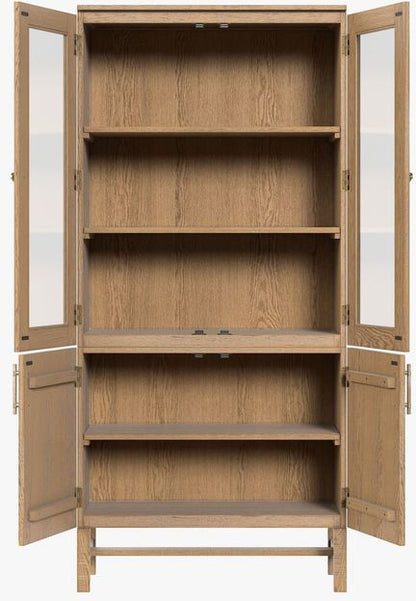 Laura Ashley Braystone display cabinet with 4 doors and internal shelving