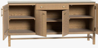 Laura Ashley Braystone 4 door 1 drawer sideboard with internal shelving