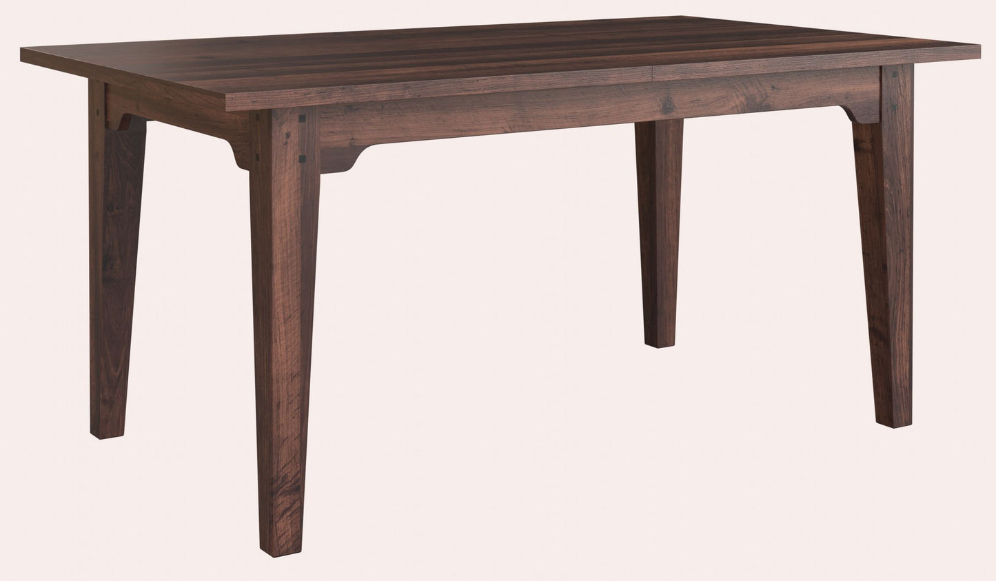 Garrat chestnut rectangular dining table from Laura Ashley featuring an extendable top and antique wood tones.