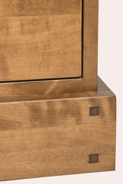 Laura Ashley Garrat Honey 3 Drawer Chest crafted from honey coloured birch wood 