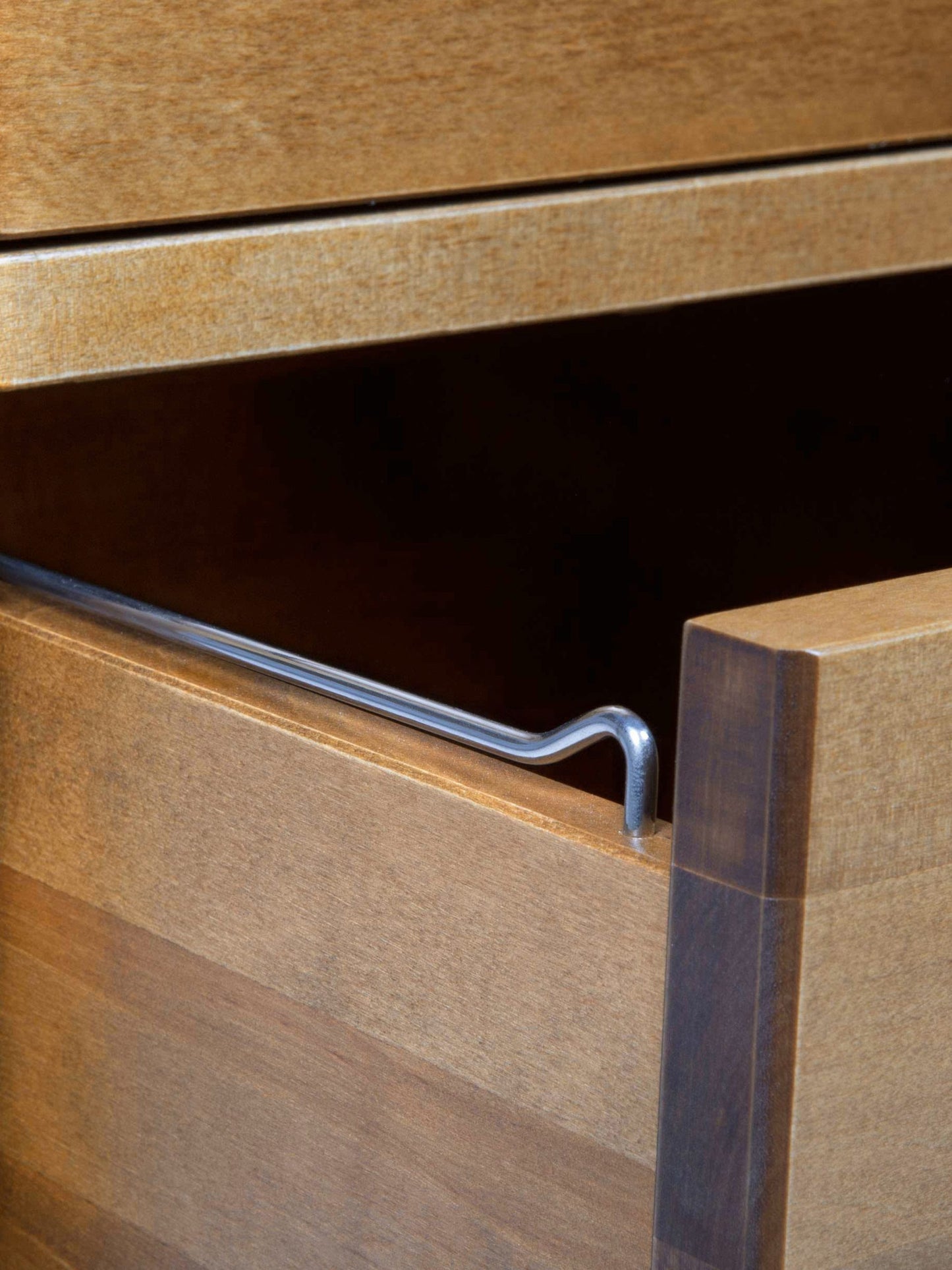 Laura Ashley Garrat Honey 7 Drawer Desk features ample office storage including a specific file drawer