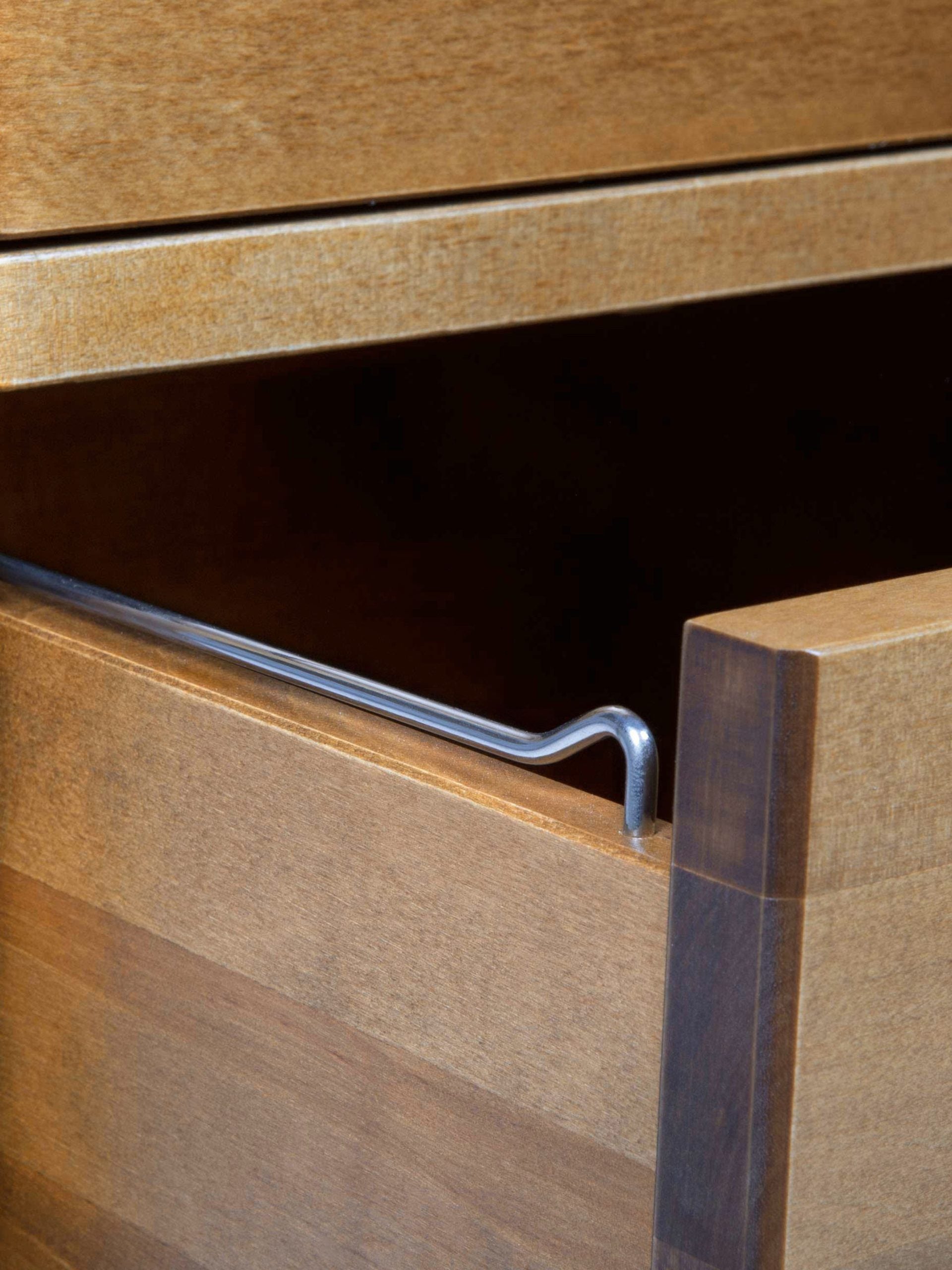 Laura Ashley Garrat Honey 7 Drawer Desk features ample office storage including a specific file drawer