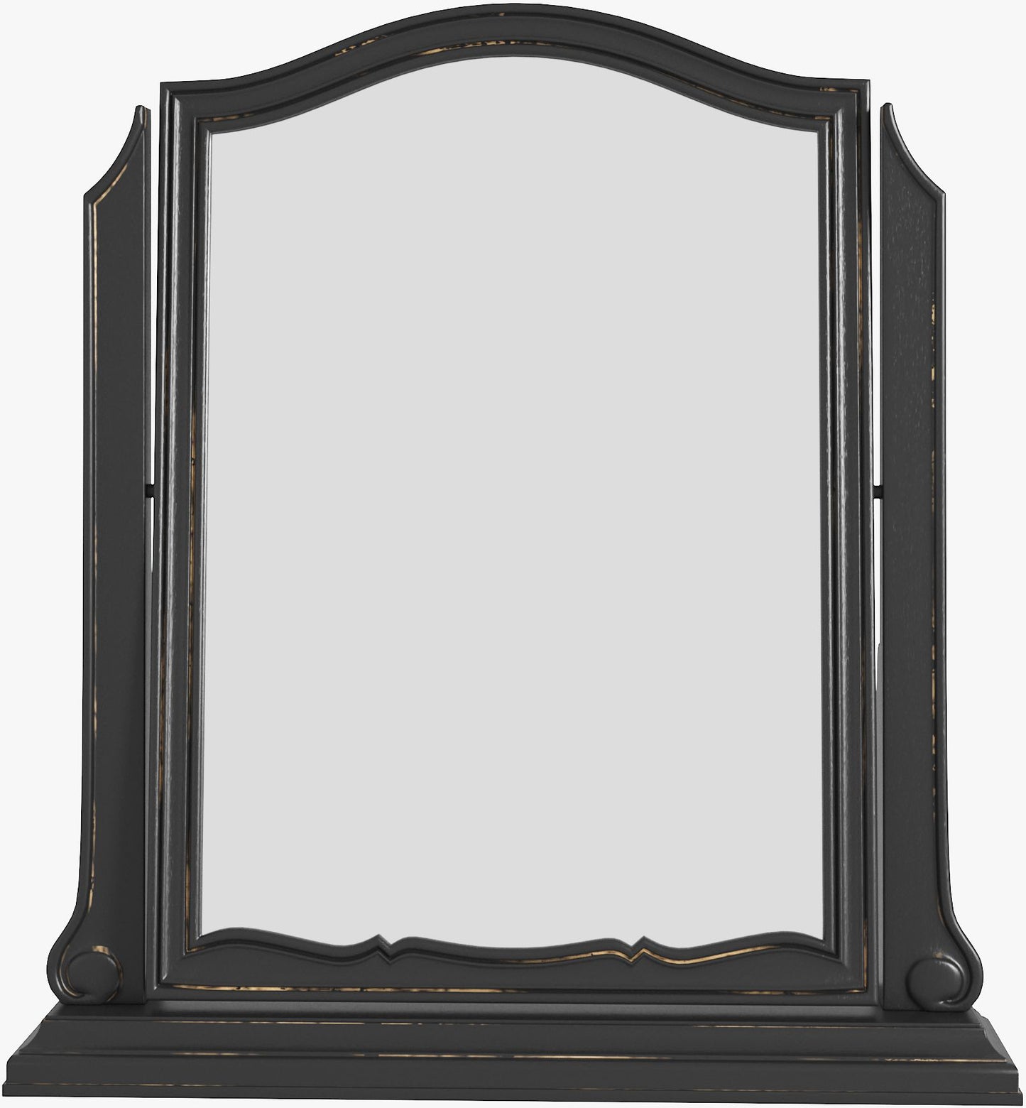 Laura Ashley Montpellier Dressing Table Mirror in Black designed to complement the Montpellier bedroom collection