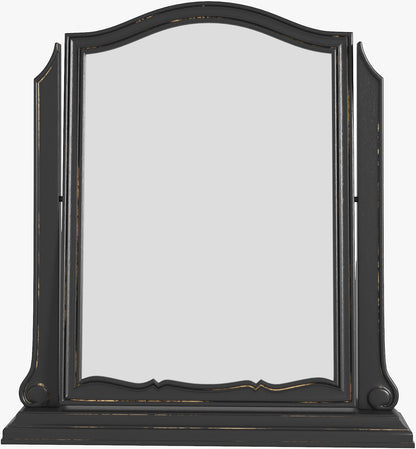 Laura Ashley Montpellier Dressing Table Mirror in Black designed to complement the Montpellier bedroom collection