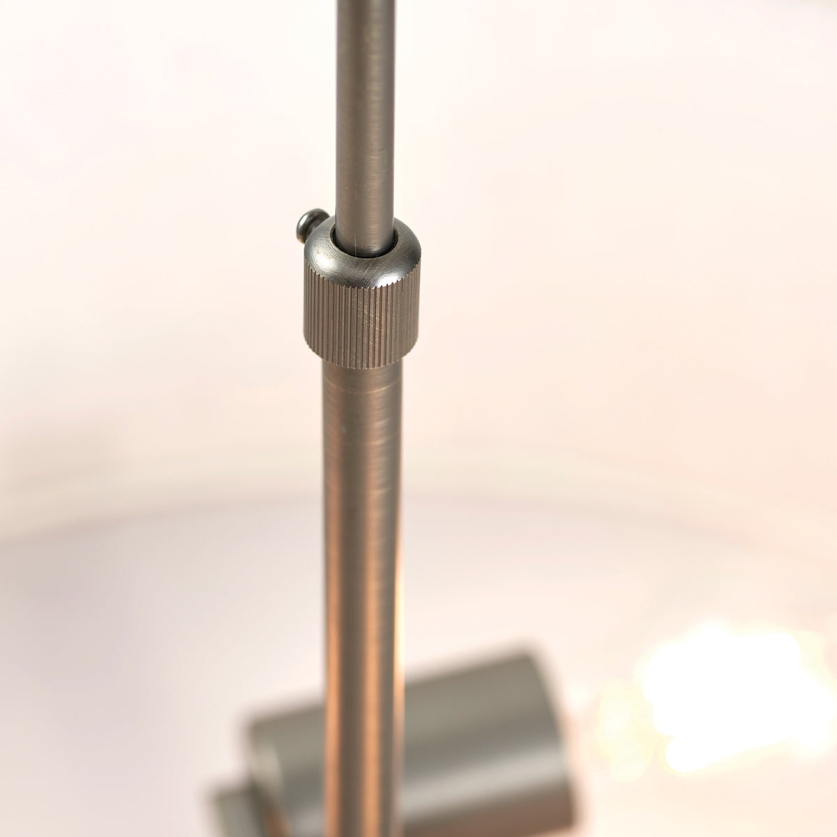 Gallery Direct Hayfield Pendant Light Bronze/Natural, close-up of the finish and design